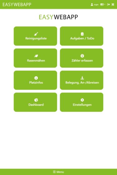 WebappÜbersicht